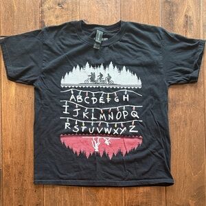 Youth Medium Stranger Things Netflix Tee like new!